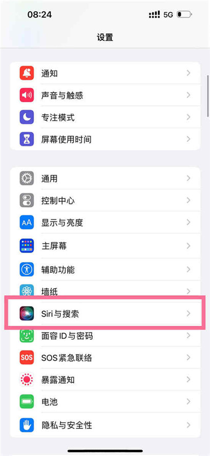 苹果14promax设置siri方法分享
