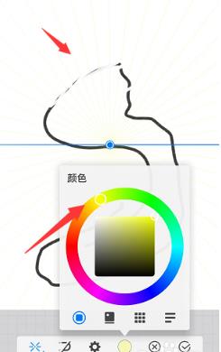 画世界Pro如何更改透视颜色